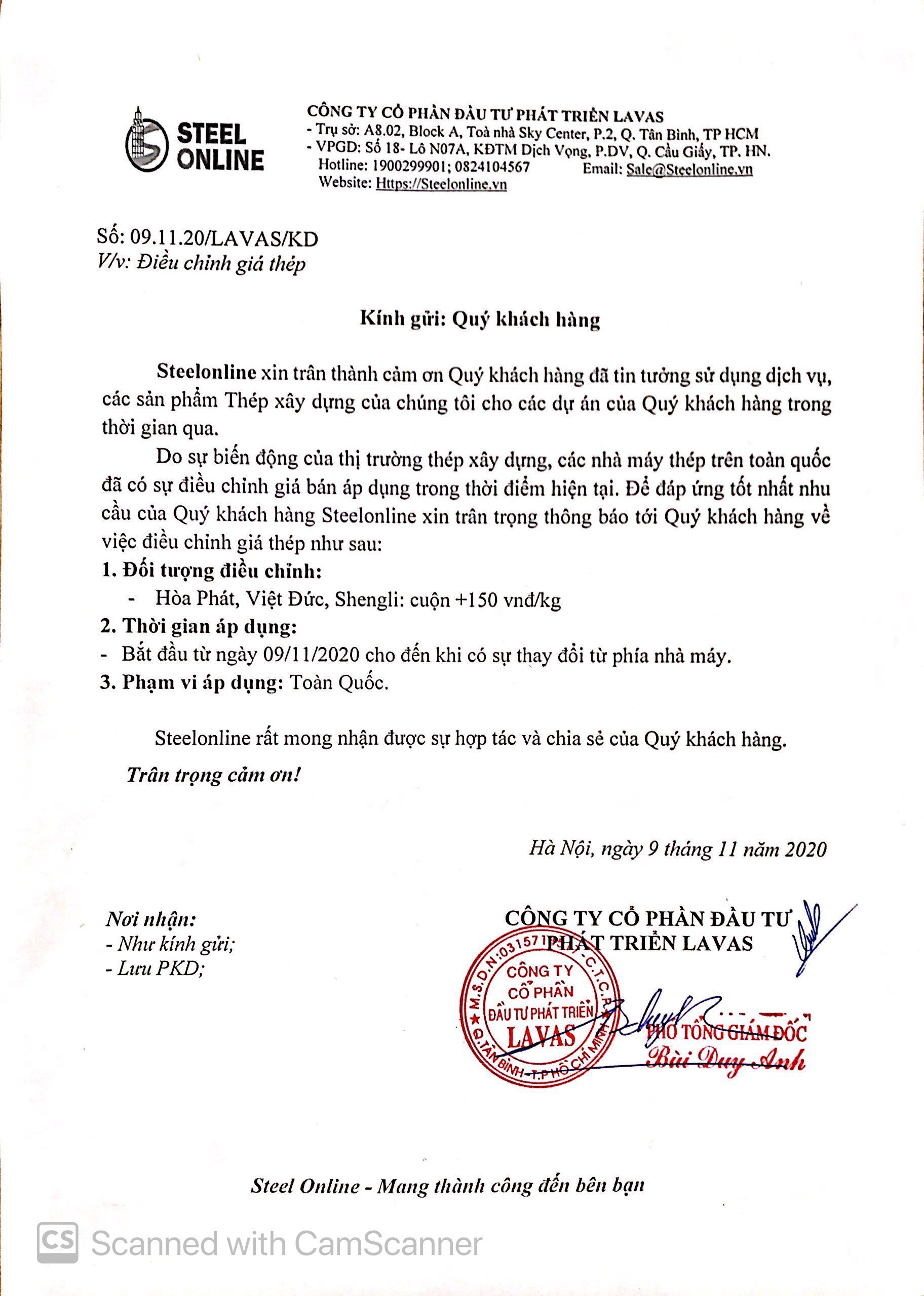 giá thép xây dựng hôm nay