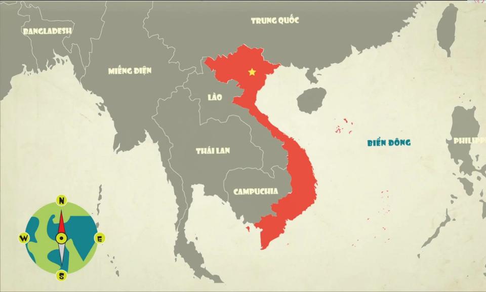 Bản đồ chi tiết địa lý Việt Nam