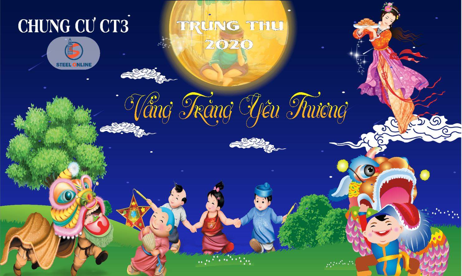 Steelonline vui tết trung thu cùng các em nhỏ